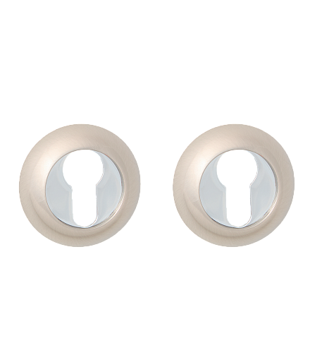 Накладки на ключевой цилиндр Накладка под цилиндр TANDOOR TDAL ET-08 SN/CP 